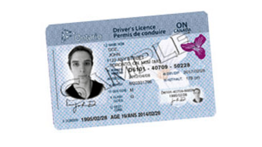 Driver license written test ontario